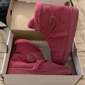 Womens Michael Kors fur boots